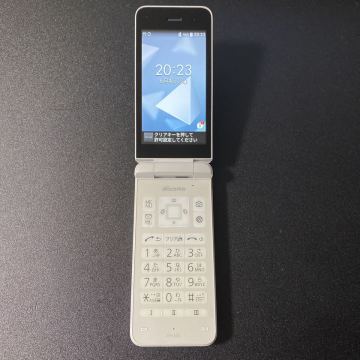 docomo 京セラ ガラケー KY-42C ホワイト 管理23