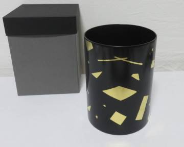 ＜茶道具さくら＞木製　玄々斎好写　葉蓋水指　※紙箱　「送料：全国一律９７２円・複数個口発送でも９７２円」