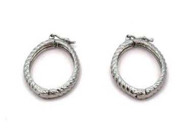 リングクリップ ホルダー 2点セット 留具 ネックレス レイヤード アレンジ ツイスト マルチウェイ シンプル/シルバー/訳有/1円スタート/AY