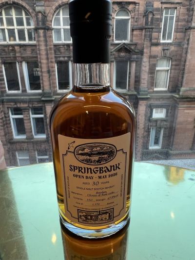 スプリングバンク 30年 OPEN DAY MAY 2026 シングルモルトウイスキー 35cl SPRINGBANK