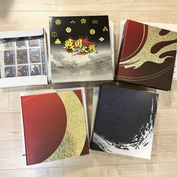 戦国大戦 カードバインダー 4冊コンプリートセットまとめ +追加リフィル付き SSR北政所/お梶の方/初芽/竹林院 SS白井局など 他キラ多数