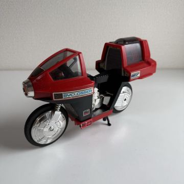 当時物 BANDAI プラデラ 兄弟拳バイクロッサー ギンクロン【RE0604-4】