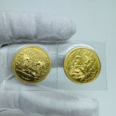 御在位60年記念 10万円金貨 2枚セット ブリスターパック入り 純金 昭和61年 天皇陛下御在位六十年記念硬貨 K24 拾万円金貨 （060501）