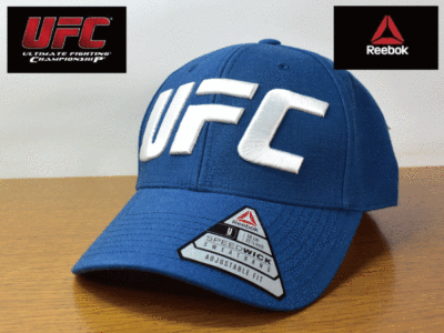 C787《未使用品》UFC &times; Reebok リーボック【フリーサイズ】総合格闘技 帽子 キャップ USモデル