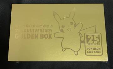 25th ANNIVERSARY GOLDEN BOX シュリンク付き未開封 ピカチュウ ゴールデンボックス Amazon 受注生産分 ポケカ ポケモンカード 1円出品 