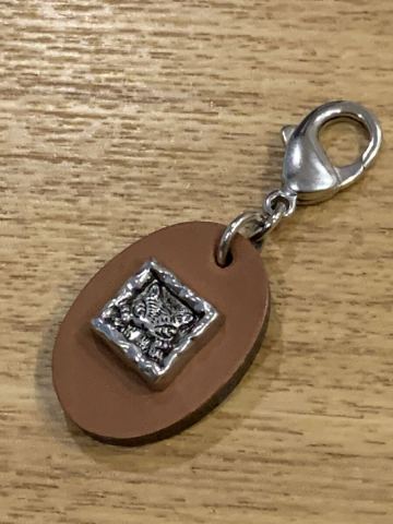 わちふぃーるど ダヤン キーホルダー チャーム 茶色