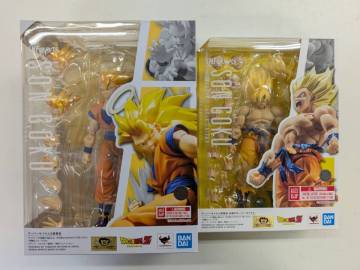  新品 未開封 2種 S.H.Figuarts スーパーサイヤ人 孫悟空 伝説のスーパーサイヤ人 スーパーサイヤ人３孫悟空