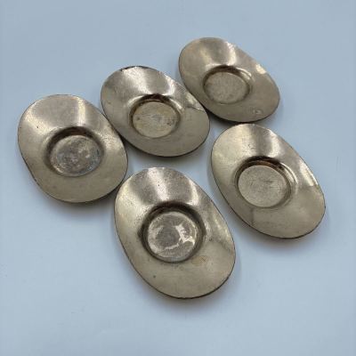 1円スタート　アンティーク レトロ 茶道具 茶器 茶托 錫製 金属工芸 時代物　骨董品