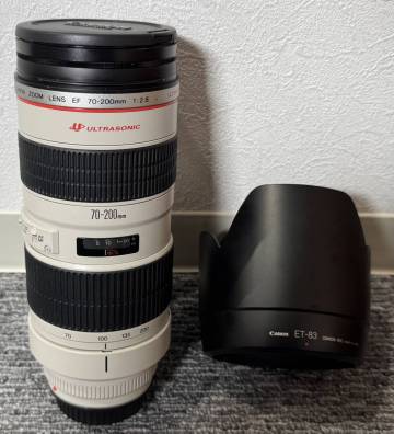格安!! 99円スタート!! Canon キャノン ZOOM LENS EF 70-200mm 1:2.8 L ULTRASONIC カメラレンズ レンズフード ET-83