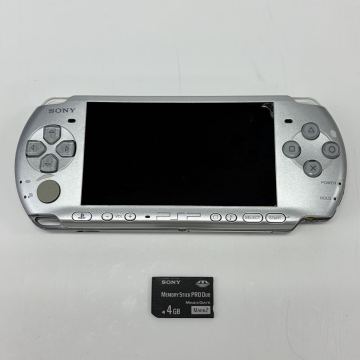 ☆送料無料・1円〜☆ SONY ソニー プレイステーションポータブル PSP-3000 MS ミスティック・シルバー 本体 PlayStation Portable PSP ⑫
