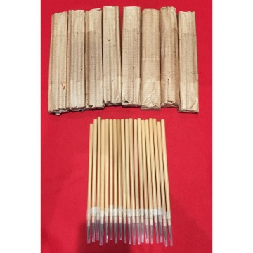 [未使用] 毛筆 99本 無銘 小筆 書畫筆 面相筆 絵筆 鼬 コリンスキー 唐筆 和筆 中国 美術 書道 中国筆 書道具 筆 唐物 古筆 文房具 極美品