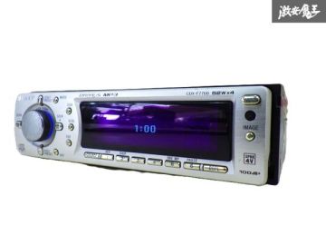 【保証付】 SONY ソニー 汎用 1DIN オーディオ デッキ チューナー レシーバー CDX-F7700 ネオクラシック
