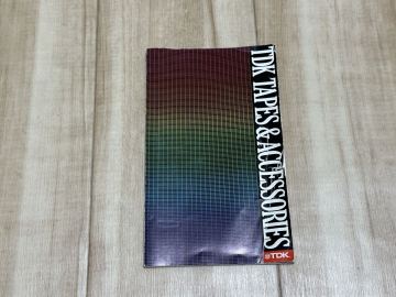 TDK TAPES＆ACCESSORIES 昭和５８年９月　カセットテープ、ビデオテープ、オープンリール　カタログ AD MA-R OD