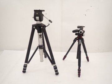 Manfrotto マンフロット 三脚 190T/雲台 MHXPRO-3W SLIK スリックPROFESSIONAL DESIGN-II 2本セット ∽ 75F6D-12