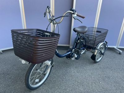 【婀】未使用 パナソニック VIVI ビビライフ 電動アシスト 三輪 自転車 BE-ELR835V 三段変速 E30FAE
