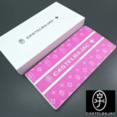 ◎新品 CASTELBAJAC カステルバジャック 定価22000円 本牛革レザー 長財布 札小銭カード入れ モノグラム メンズ男性紳士用 IKETEI イケテイ