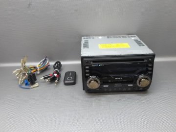 中古 SONY ソニー WX-S5510 2DIN CD/MD プレーヤー デッキ カーオーディオ (棚3245-D310)