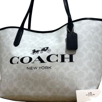 1円～【未使用】入手困難品 コーチ COACH トートバッグ ビジネスバッグ ブリーフケース A4 2way メンズ レディース ホワイト 白