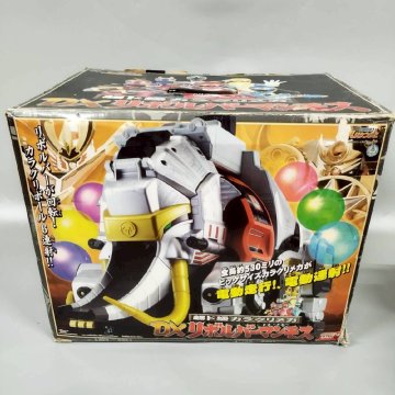 BANDAI バンダイ 忍風戦隊ハリケンジャー 超ド級カラクリメカ DXリボルバーマンモス レトロ　060302N/T7（130）