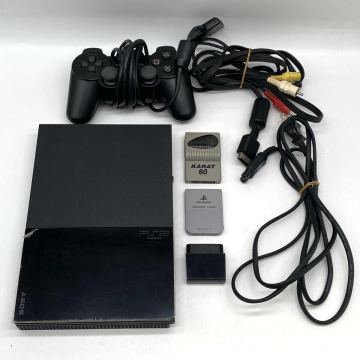 【5T52】1円スタート SONY PlayStation2 SCPH-90000ソニー プレイステーション2 プレステ2 PS2 本体 チャコール・ブラック 通電確認済み