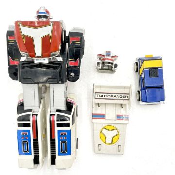 《現状品》当時物/BANDAI/バンダイ/ターボロボ/高速戦隊ターボレンジャー/DX超合金/合体ロボ/レトロ/玩具/H282