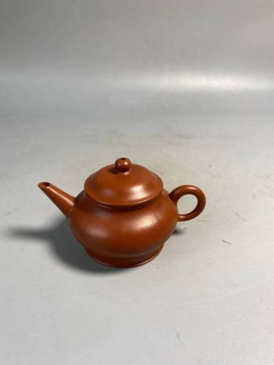 旧家蔵出 清朝期 朱泥 昌記 水平 孟臣 急須 紫砂 中国宜興 茶壷 紫泥 白泥 煎茶道具 中国美術 中国古玩