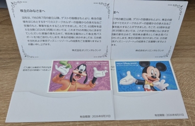 オリエンタルランド　株主優待