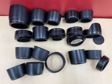 （F51）CONTAX 67/86 RING METAL HOOD 4 1 Canon ET-86 EW-83C ET-65 II Nikon HB-37 レンズフード CONTAX レンズキャップ など 現状品