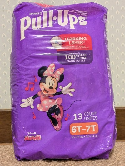 女の子用Pull-Ups(プルアップス)6T-7T(25〜34kg)