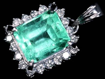 RG18655D【1円～】新品【RK宝石】≪Emerald≫ 極上エメラルド 大粒2.756ct 極上ダイヤモンド Pt900 超高級ペンダントヘッド ネックレス