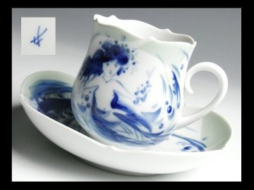 マイセン Meissen 希少シリーズ アフロディーテ ハインツ・ヴェルナー カップ＆ソーサー n300
