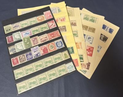 ♪日本切手/未使用/バラ　新島襄・第四回国民体育大会記念・日本貿易博覧会記念など♪rk401