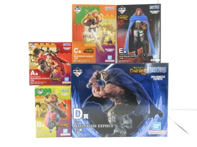 n58476-oe 未開封○5個セット ワンピース 一番くじ エルバフ編 vol.1 A賞 ルフィ B賞ウソップ C賞ナミ他 [052-260713]