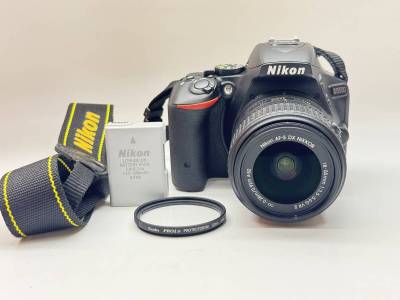 【大黒屋】NIKON D5500 18-55 VRⅡKit デジタル一眼レフカメラ　KENKOプロテクタ付き 作動品