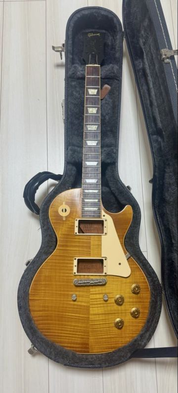 gibson LesPaul Standard 60s　2005年製？　レスポール　抜け殻（一部パーツ有）ギター　１Pバック　純正ハードケース付き
