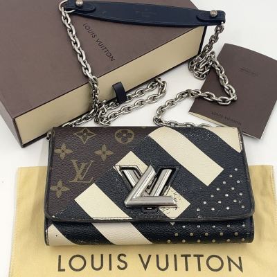 LOUIS VUITTON ルイヴィトン モノグラム ポルトフォイユ ツイスト チェーン M63289 ショルダーバッグ 斜め掛け クロスボディバッグ