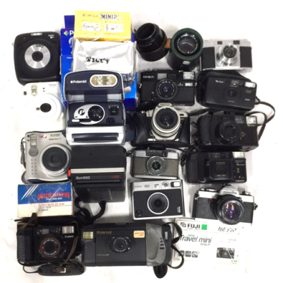 1円 FUJIFILM instax mini Evo MINOLTA XG-E OLYMPUS PEN EE-2 含む フィルムカメラ まとめセット Y24420