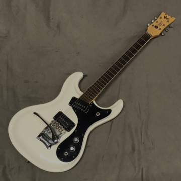 Mosrite Ventures モズライト・ベンチャーズ エレキギター ホワイト 純正ハードケース付き 楽器 弦楽器 現状品