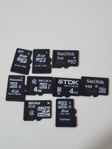 y278 microSDカード 大量セット　まとめ売り 8GB 4GB 2GB 9枚セット