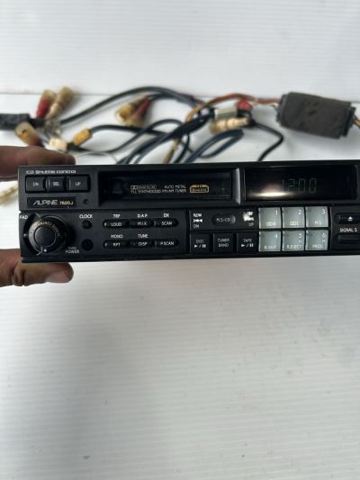 ALPINE アルパイン カセットデッキ 7620J 当時物　美品 1DIN オーディオ カーステレオ