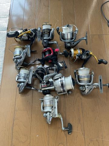 スピニングリール まとめ売り 10個セット シマノ ダイワ他 釣り具 SHIMANO Daiwa RYOBI
