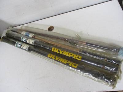 S-516【7-22】◎6 釣り具店在庫品 釣り竿 4点まとめて 鯉竿 コイ竿 オリンピック ほんごい 他 未使用長期保管品 / 釣り具 ロッド / 7-3