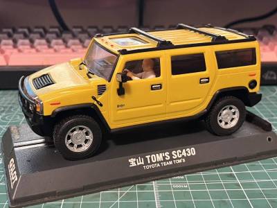 【美品/激レア】NINCO 1/32 スロットカー HUMMER H2 (イエロー) 4WD仕様 スペイン製【中古・使用感少】