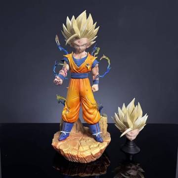 ドラゴンボール　孫悟飯　スーパーサイヤ人2　フィギュア　塗装完成品