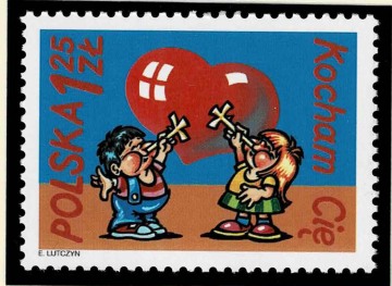 ポーランド 2004年 LOVE切手