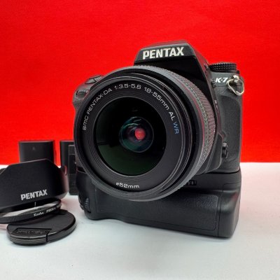 W05 PENTAX K-7 BATTERY GRIP D-BG4 デジタル一眼レフカメラ ボディ バッテリーグリップ 動作品 ペンタックス