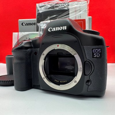 W03 防湿庫保管品 Canon EOS 5D デジタル一眼レフカメラ ボディ 元箱 動作品 キャノン