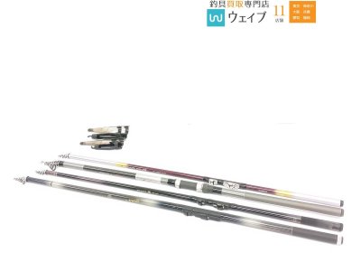 シマノ ホリデイ ISO R 2-450・NFT 大磯 3-530PTS・宇崎日新 アスリート 磯 2号 450 他 計4点セット