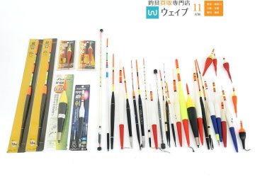 Fuji 富士灯器 電子ウキ FF-D30・フジライト FF-3号・ナショナル リチウムウキ BF-829 他 計34点 電気ウキセット