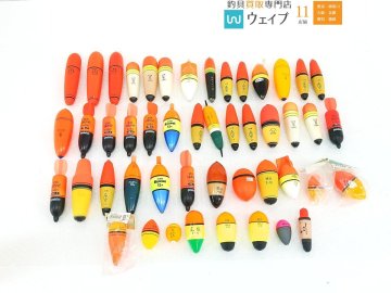 がまかつ 遠投泳がせ 自立6号 中通し式・ダイワ 遠投ウキ 12号・ヨーヅリ リュウセイ 他 計点48点 自立ウキセット